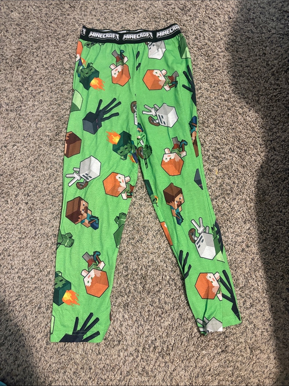 Minecraft kids pajama pants